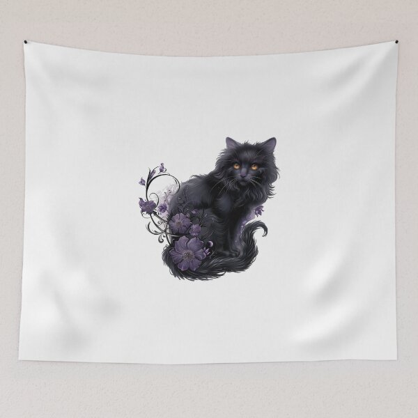 Item preview, Shadow and iris feline designed and sold by Marie Colençon.