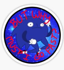 Introspective Sanic Sticker