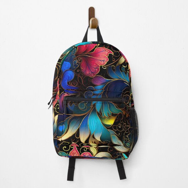 Item preview, Vibrant neon colorful floral pattern designed and sold by UmagineArts.