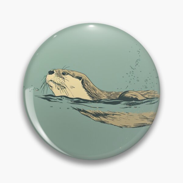 Item preview, Nutria nadando minimalista designed and sold by InfamousRyanM.
