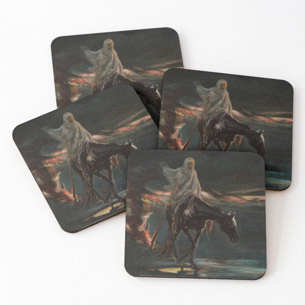 Item preview, Death and Conflagration, Central Section of the Triptych "Disaster" -  Albert Chmielowski designed and sold by darkgothicart.