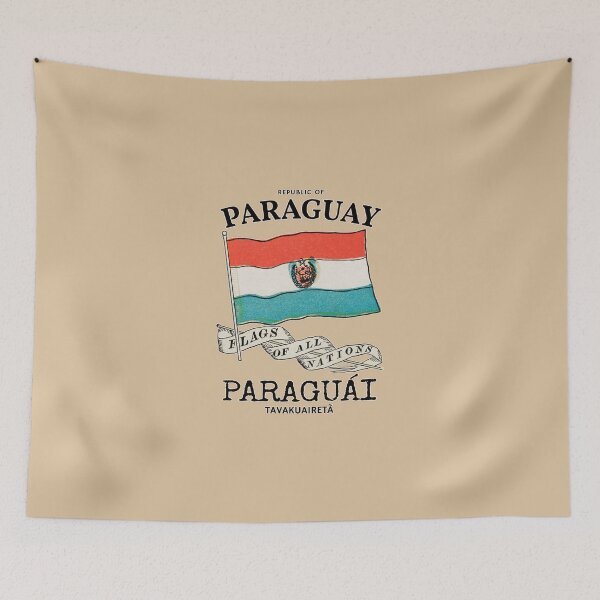 Item preview, Vintage Flag of Paraguay designed and sold by KewaleeTee.