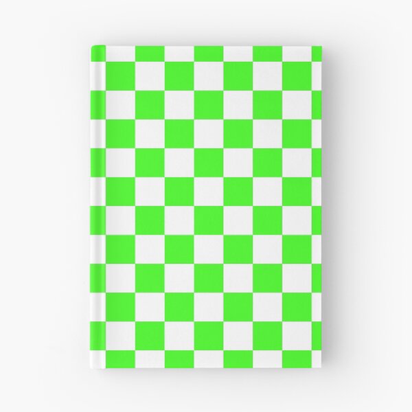 Item preview, Small Checkered - White and Neon Green designed and sold by JustPatterns2.