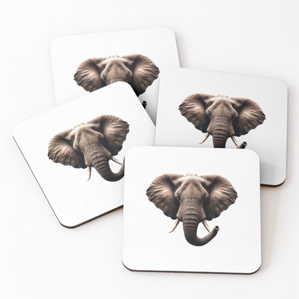 Item preview,  ELEPHANT HEAD - WHITE designed and sold by Marlon Oseguera.