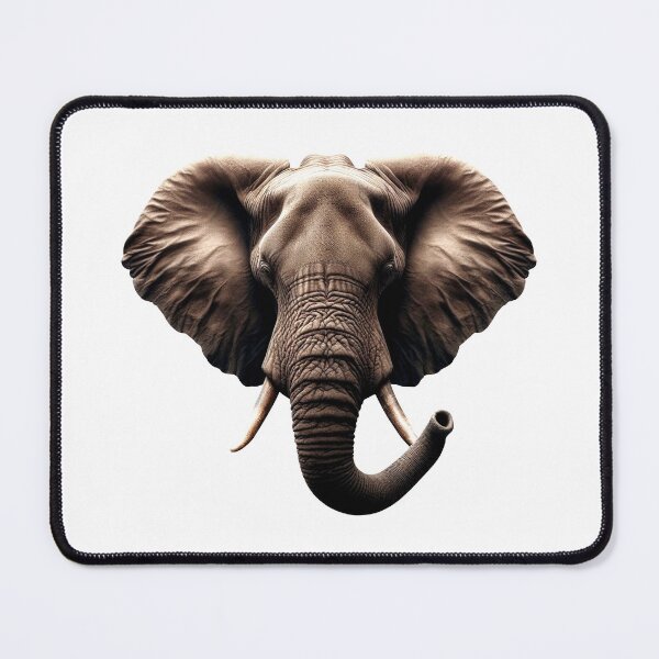 Item preview, ELEPHANT HEAD - WHITE designed and sold by Marlon Oseguera.