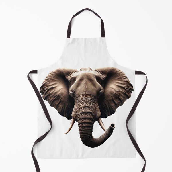 Item preview, ELEPHANT HEAD - WHITE designed and sold by Marlon Oseguera.