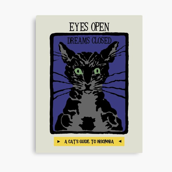 Item preview, A Cat's Guide to Insomnia designed and sold by SilvermoonD.