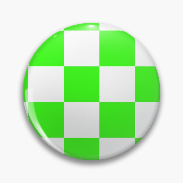Item preview, Large Checkered - White and Neon Green designed and sold by JustPatterns2.