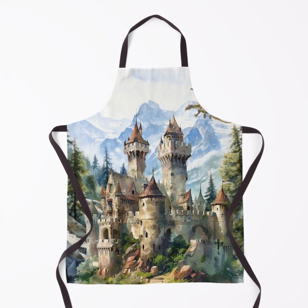 Item preview, Castle in a mountain pass designed and sold by AllYouNeed777.