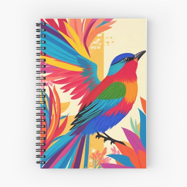Item preview, Colorful bird designed and sold by m-y-A-I-A-R-T-.