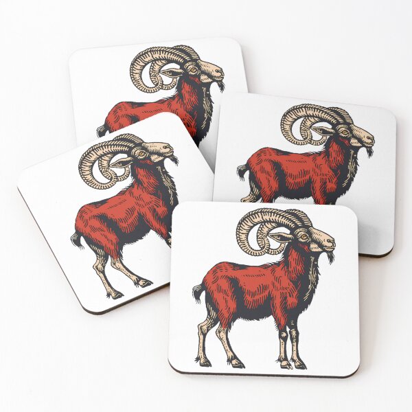 Item preview, Big Horn Goat Capricorn Astrology designed and sold by Weirdanya.