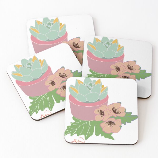 Item preview, Bohemian Illustration Succulent and flowers designed and sold by Ldydesign.