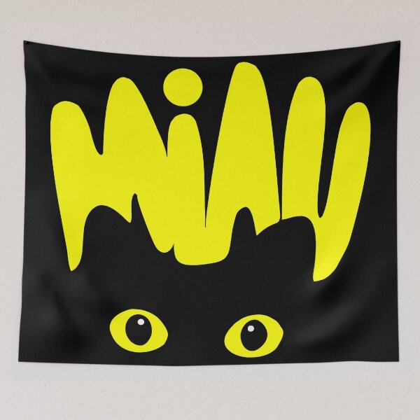 Item preview, Miau, Meow , Black Cat designed and sold by dmtdc.