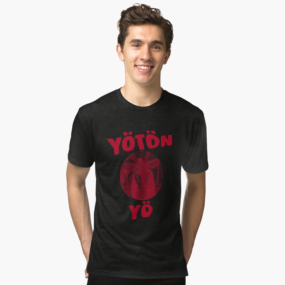 Vista previa del artículo con la obra «Camiseta de tejido mixto», diseñado y vendido por SxltChipper.