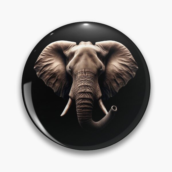 Item preview, ELEPHANT HEAD - BLACK designed and sold by Marlon Oseguera.