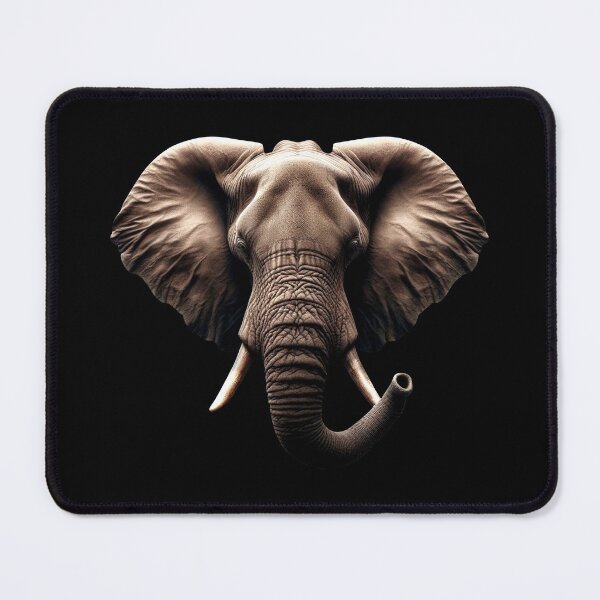 Item preview, ELEPHANT HEAD - BLACK designed and sold by Marlon Oseguera.