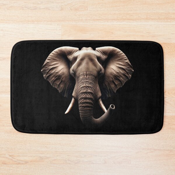 Item preview, ELEPHANT HEAD - BLACK designed and sold by Marlon Oseguera.