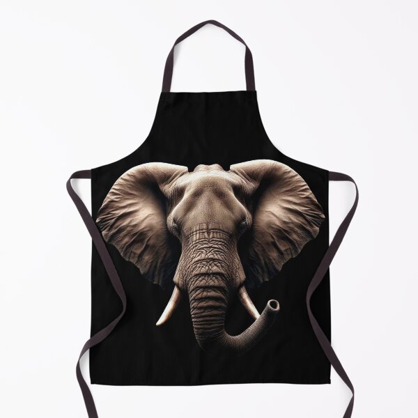 Item preview, ELEPHANT HEAD - BLACK designed and sold by Marlon Oseguera.