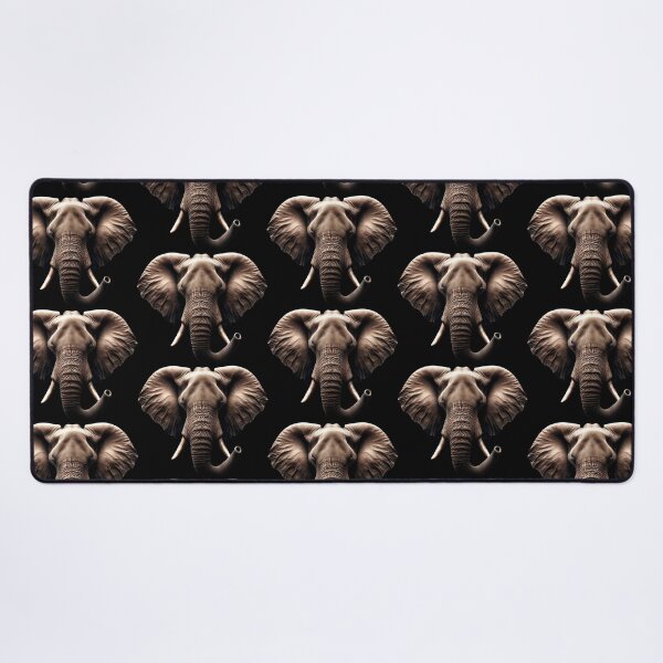 Item preview, ELEPHANT HEAD - BLACK designed and sold by Marlon Oseguera.