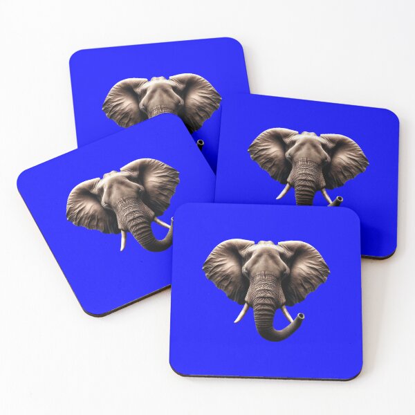 Item preview, ELEPHANT HEAD - #0000FF designed and sold by Marlon Oseguera.