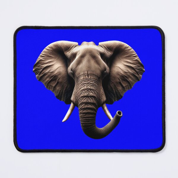 Item preview, ELEPHANT HEAD - #0000FF designed and sold by Marlon Oseguera.