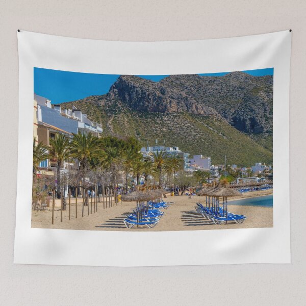Item preview, Llenaire Beach Puerto Pollensa Mallorca designed and sold by GG WALL ART.