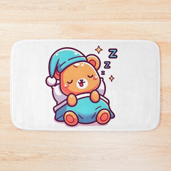Item preview, Kawaii Gummy Bear With Sleeping Cap designed and sold by CanvasCutie.