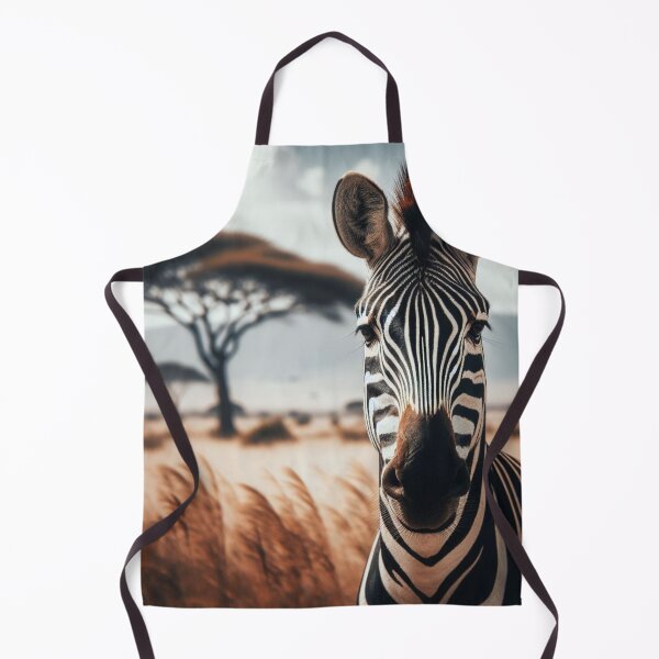 Item preview, Monochrome Marvel - The Elegance of a Zebra's Unique Black and White Coat designed and sold by ProgressMagnet.