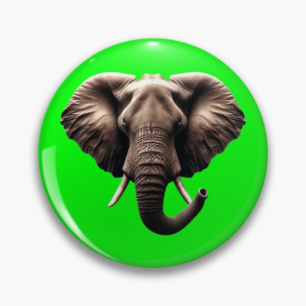 Item preview, ELEPHANT HEAD - #00FF00 designed and sold by Marlon Oseguera.