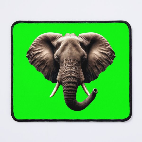 Item preview, ELEPHANT HEAD - #00FF00 designed and sold by Marlon Oseguera.