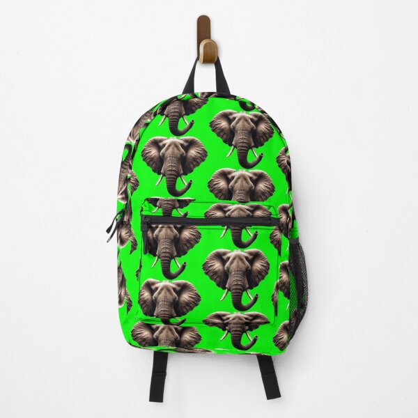 Item preview, ELEPHANT HEAD - #00FF00 designed and sold by Marlon Oseguera.