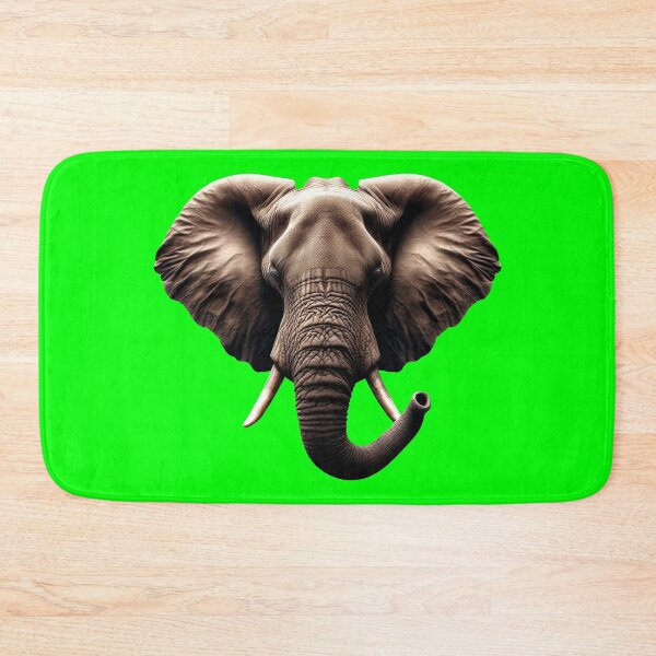 Item preview, ELEPHANT HEAD - #00FF00 designed and sold by Marlon Oseguera.