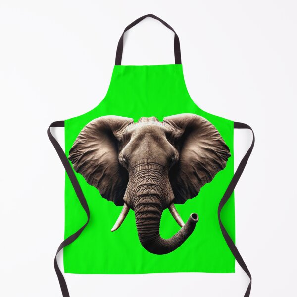 Item preview, ELEPHANT HEAD - #00FF00 designed and sold by Marlon Oseguera.