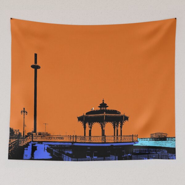 Item preview, Billy BRightOn on Brighton West Pier Pop Art  designed and sold by StudioFlea.