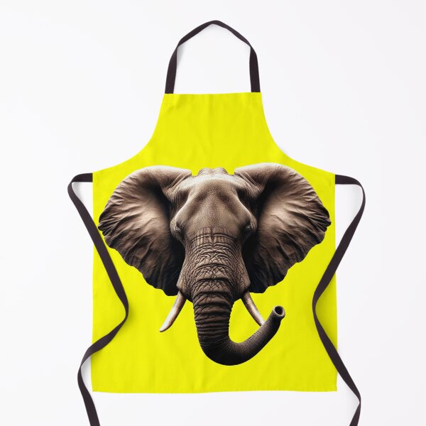 Item preview, ELEPHANT HEAD - #FFFF00 designed and sold by Marlon Oseguera.