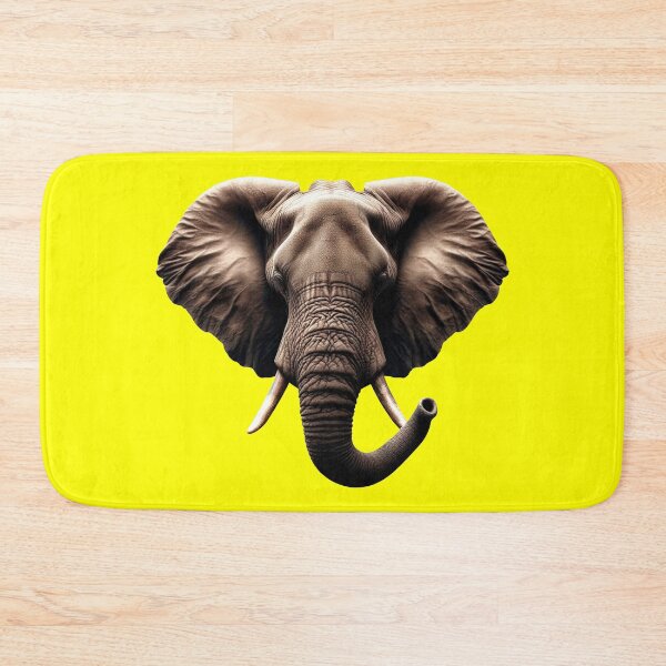 Item preview, ELEPHANT HEAD - #FFFF00 designed and sold by Marlon Oseguera.