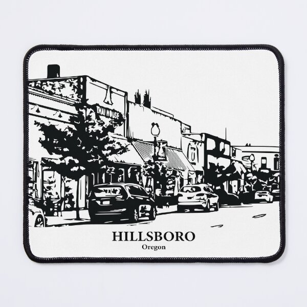 Item preview, Hillsboro - Oregon designed and sold by Lakeric Cityscapes.