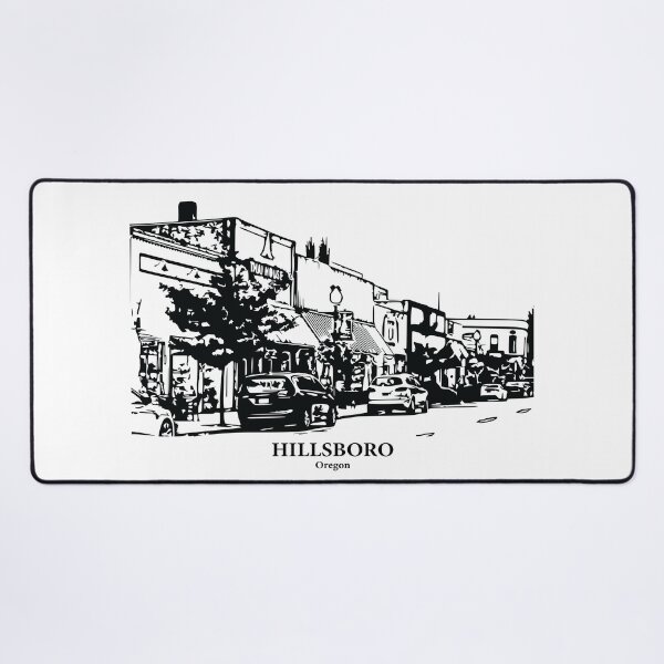 Item preview, Hillsboro - Oregon designed and sold by Lakeric Cityscapes.