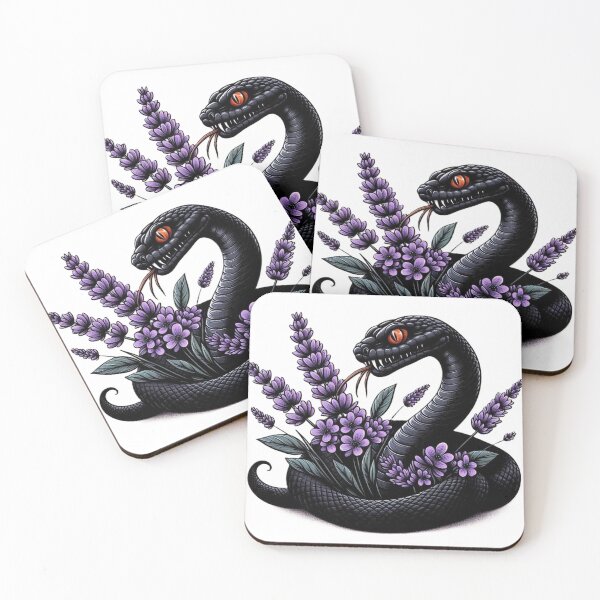 Item preview, dangerous snake in lavender 2 designed and sold by cupipl.
