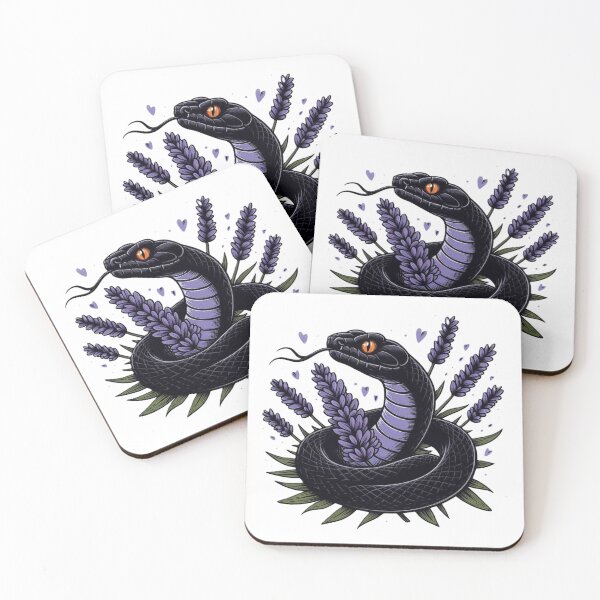 Item preview, dangerous snake in lavender3 designed and sold by cupipl.