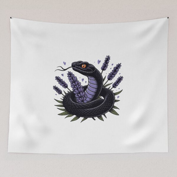 Item preview, dangerous snake in lavender3 designed and sold by cupipl.
