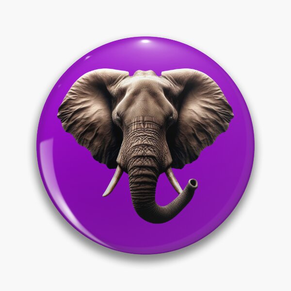 Item preview, ELEPHANT HEAD - #9900CC designed and sold by Marlon Oseguera.