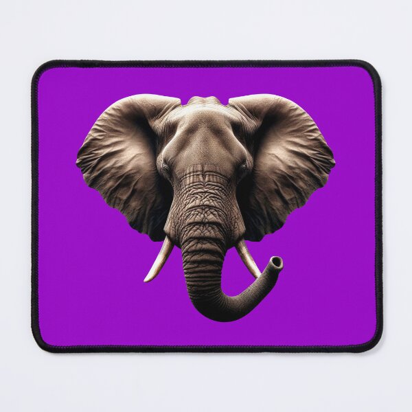 Item preview, ELEPHANT HEAD - #9900CC designed and sold by Marlon Oseguera.