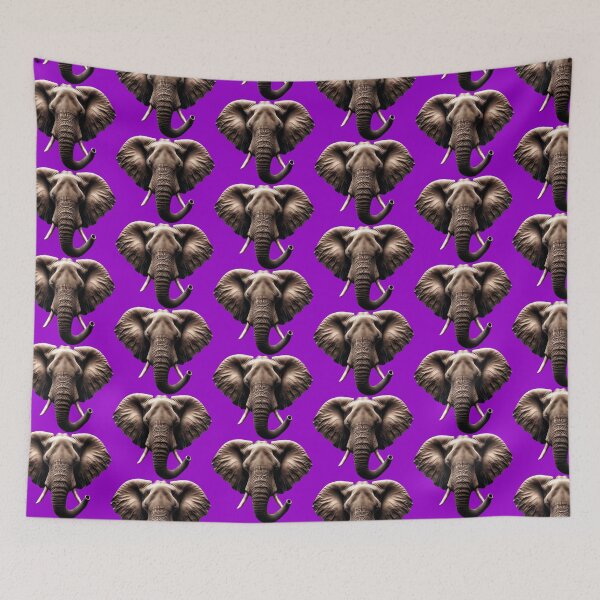 Item preview, ELEPHANT HEAD - #9900CC designed and sold by Marlon Oseguera.