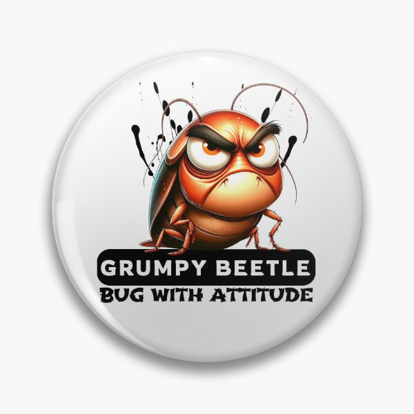 Item preview, Grumpy Beetle: Bug with Attitude designed and sold by Hungry-Murphy.