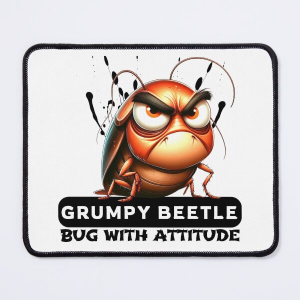 Item preview, Grumpy Beetle: Bug with Attitude designed and sold by Hungry-Murphy.
