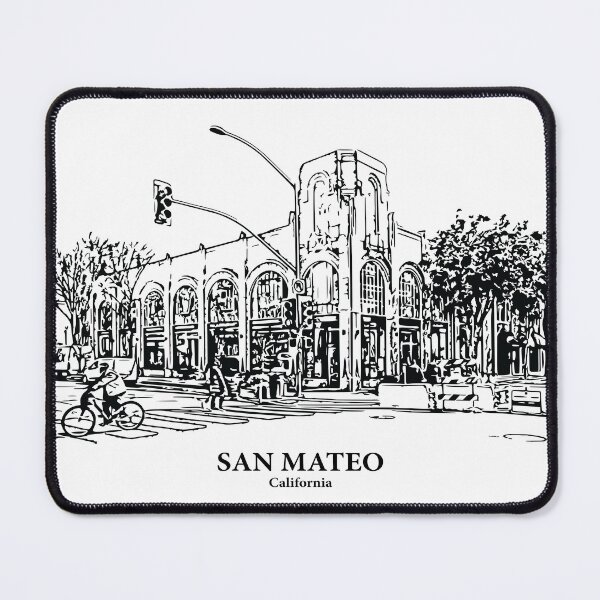 Item preview, San Mateo - California designed and sold by Lakeric Cityscapes.