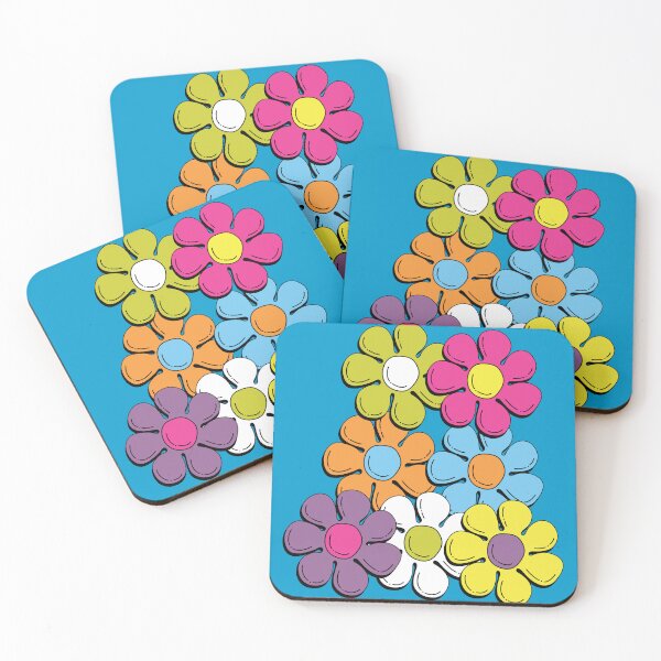 Item preview, Flowers in retro/vintage colors and style. designed and sold by HectorCantres.