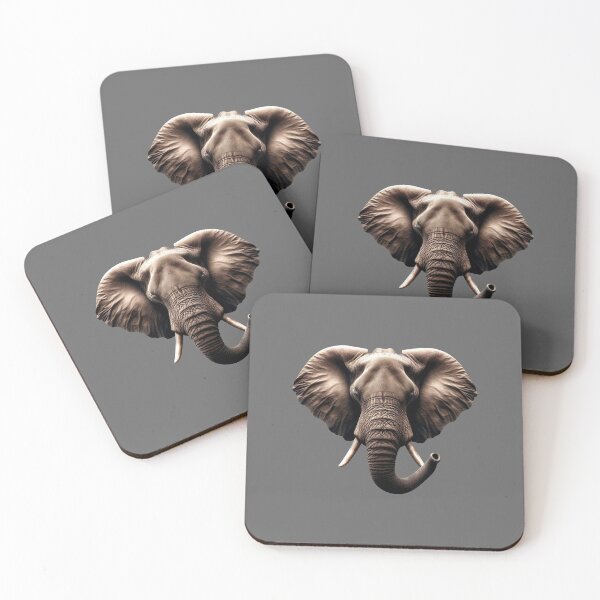 Item preview, ELEPHANT HEAD - #666666 designed and sold by Marlon Oseguera.