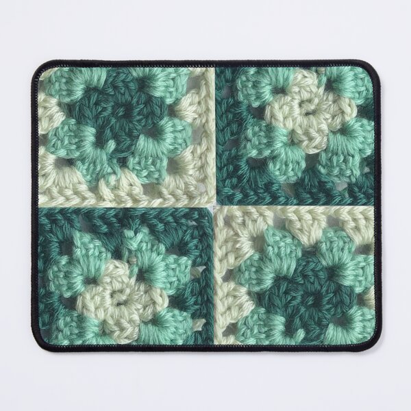 Item preview, Green ombré granny squares checkered designed and sold by Phoebew03.